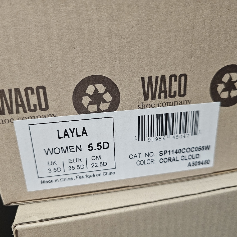 WACO spenco shoe coral cloud Layla Sandals - Picture 12 of 16